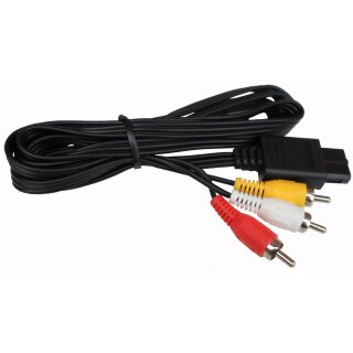 AV Video Audio Chinch TV Kabel für Super Nintendo / SNES / Nintendo 64 / N64 / GameCube / NGC