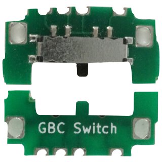 Ersatz AN / AUS Schalter / Netzschalter auf PCB Platine für GameBoy Color / GBC