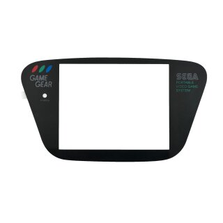 ECHTGLAS - SEGA Game Gear - GG Display / Front Scheibe / Sichtscheibe / Linse / Ersatz Austausch