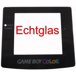 ECHTGLAS Nintendo Game Boy Color / GBC Front Scheibe / Sichtscheibe / Linse / Ersatz Austausch